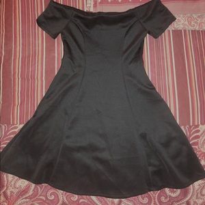 Black off the shoulders dress